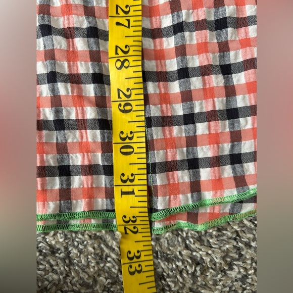 Arnold Zimberg NWT gingham cotton blend button up shirt size XL - Picture 12 of 14